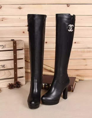 CHANEL Knee-high boots Lined with fur Women--039